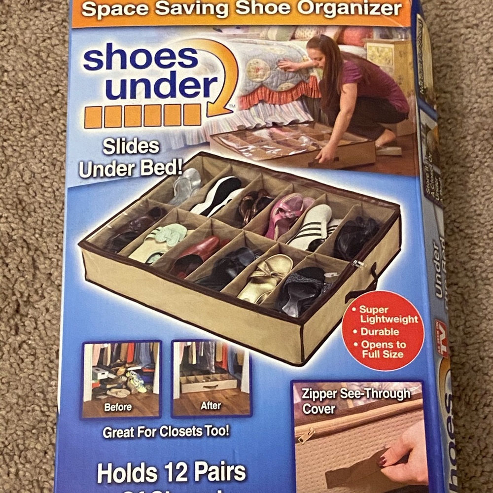 NIB 12 pair Shoe Holder space saver as seen on tv